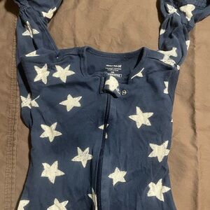 2 Members Mark Footies One Piece and a quilted PJ/outer wear piece (not footies)